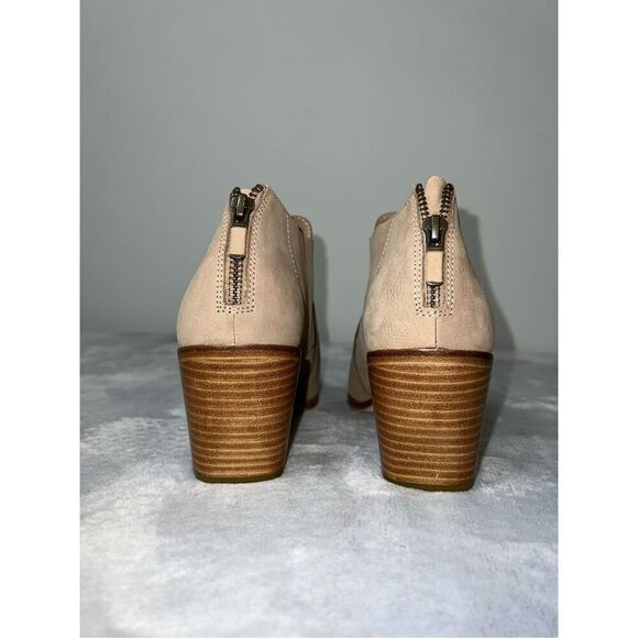 Women’s Eileen Fisher Ember Ankle Boots Tan Nubuck Leather 10 - Picture 4 of 11